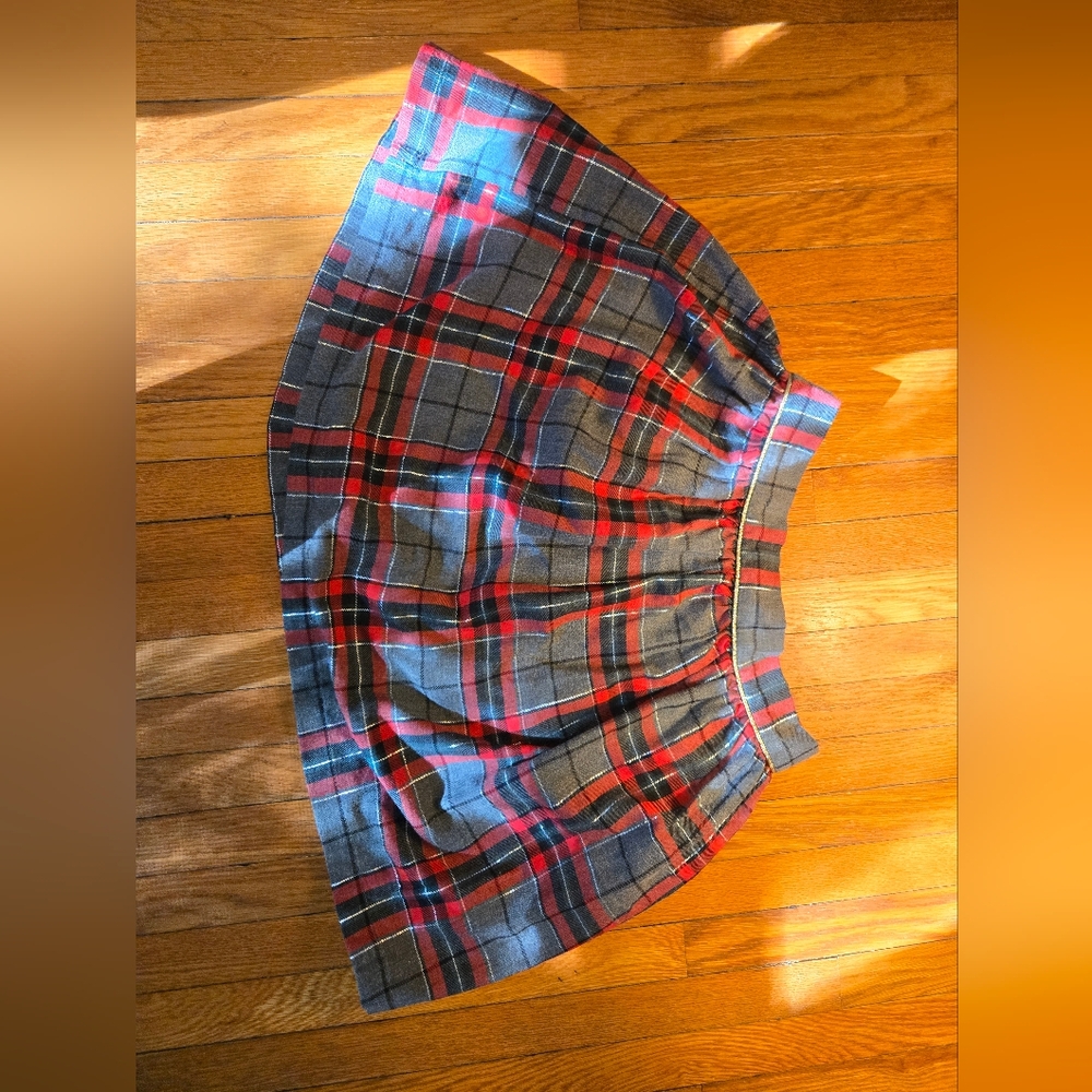 Carter's Red and Gray Plaid Skirt Size 10